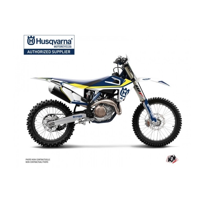 Kit Déco Moto Cross Legend Husqvarna FC 450 Bleu