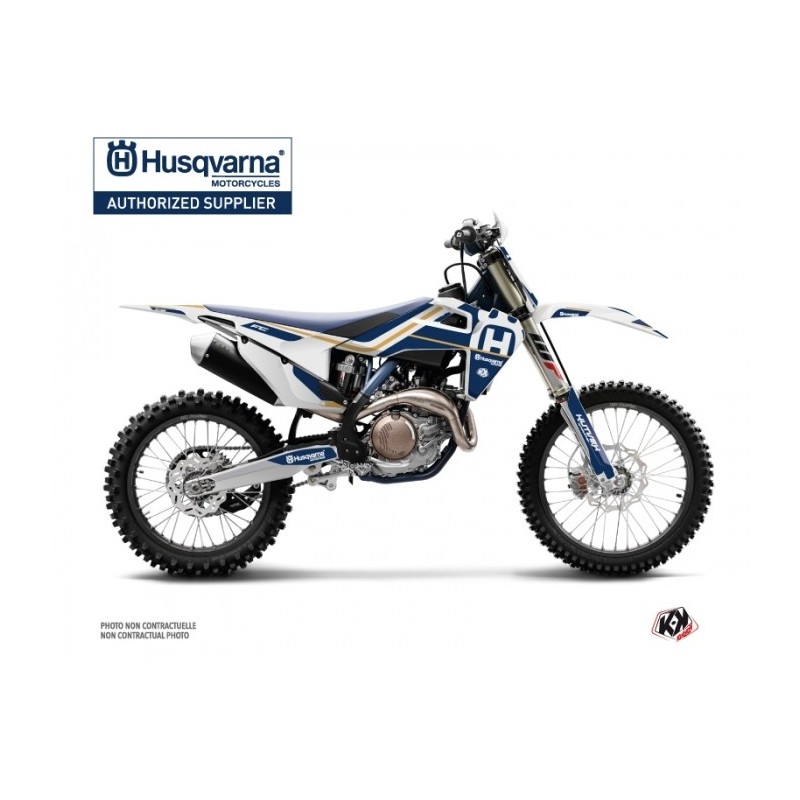 Kit Déco Moto Cross Heritage Husqvarna FC 450 Blanc