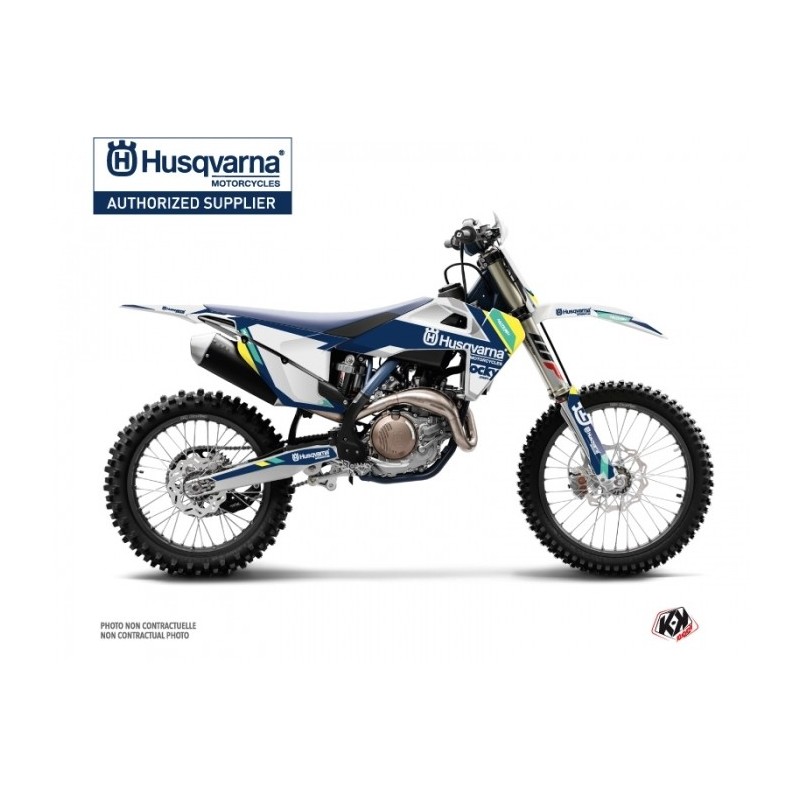 Kit Déco Moto Cross Rocky Husqvarna FC 450 Bleu