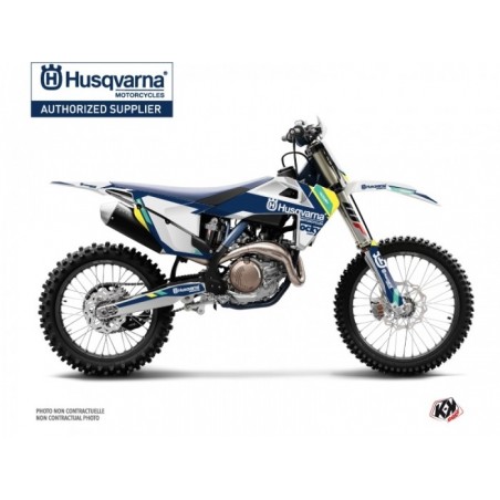 Kit Déco Moto Cross Rocky Husqvarna FC 450 Bleu