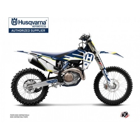 Kit Déco Moto Cross Nova Husqvarna FC 450 Bleu