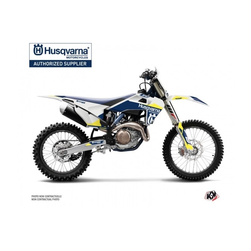 Kit Déco Moto Cross Orbit Husqvarna FC 450 Blanc