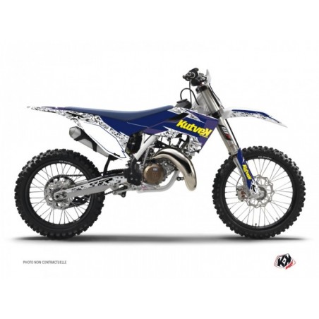Kit Déco Moto Cross Predator Husqvarna FC-FE Violet Jaune