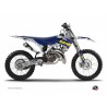 Kit Déco Moto Cross Predator Husqvarna FC-FE Violet Jaune