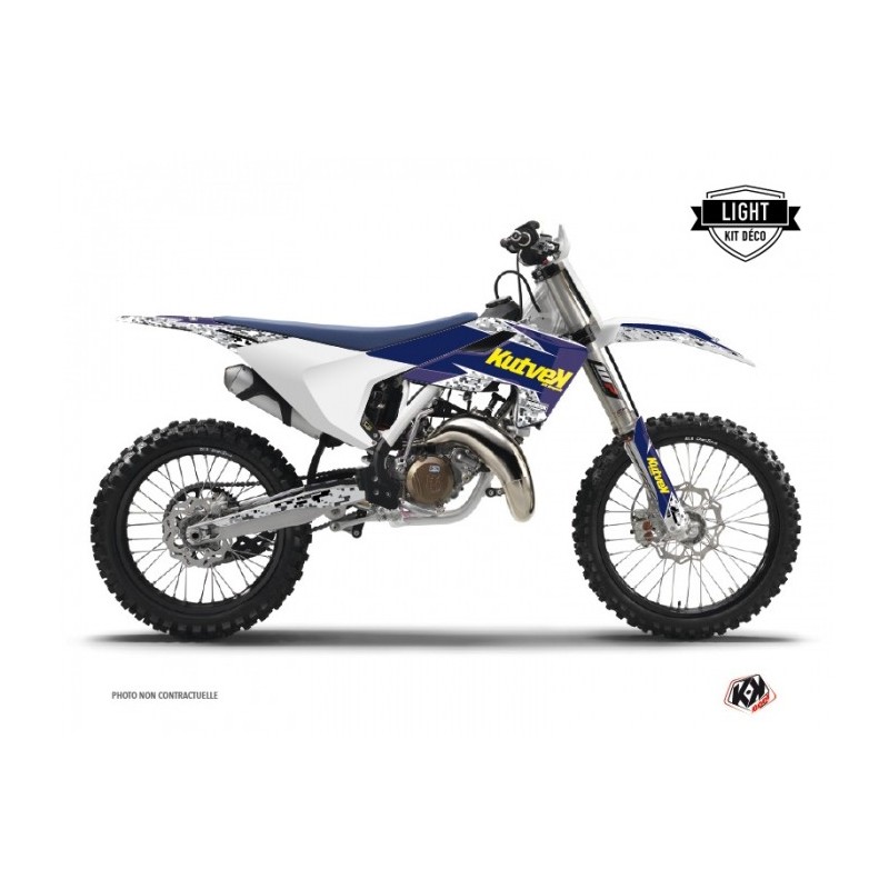 Kit Déco Moto Cross Predator Husqvarna FC-FE Violet Jaune LIGHT
