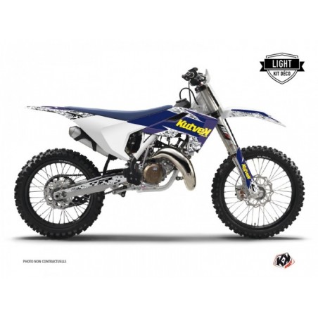 Kit Déco Moto Cross Predator Husqvarna FC-FE Violet Jaune LIGHT