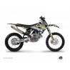 Kit Déco Moto Cross Freegun Eyed Husqvarna FC 350 Bleu Jaune