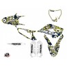 Kit Déco Moto Cross Freegun Eyed Husqvarna FC 350 Bleu Jaune