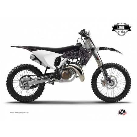Kit Déco Moto Cross Zombies Dark Husqvarna FC 350 Noir LIGHT