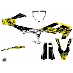 Kit Déco Moto Cross Eraser Fluo Husqvarna FC 350 Jaune