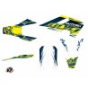 Kit Déco Moto Cross Eraser Husqvarna FC 350 Jaune Bleu LIGHT