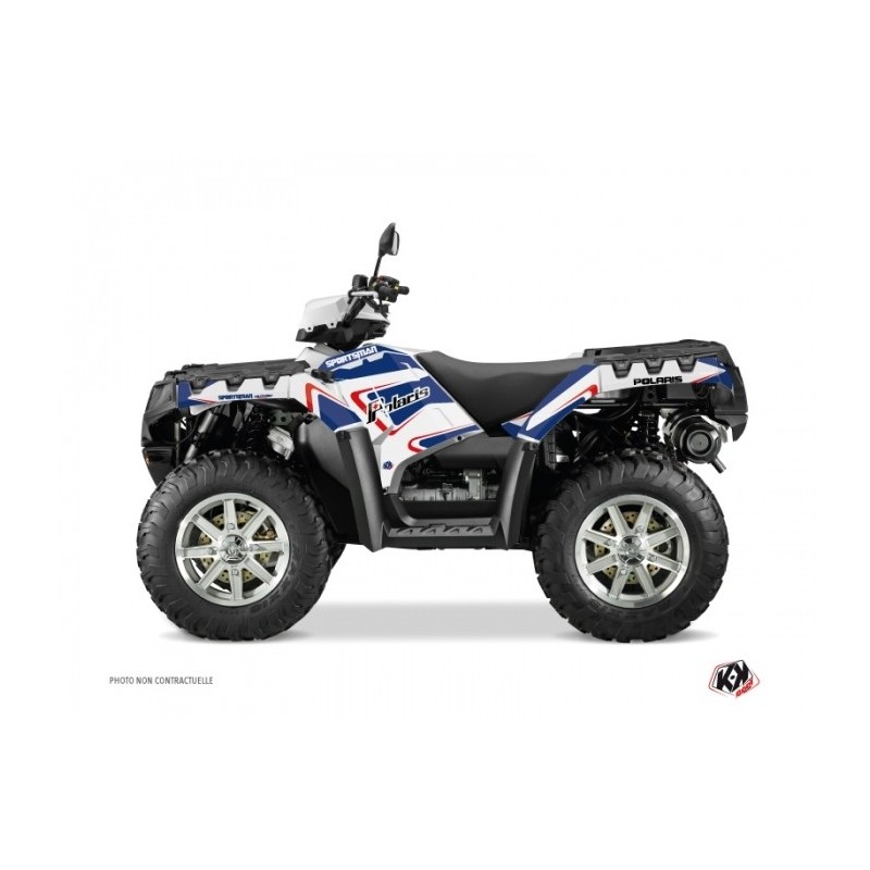 Kit Déco Quad Vintage Polaris 550-850-1000 Sportsman Touring Bleu