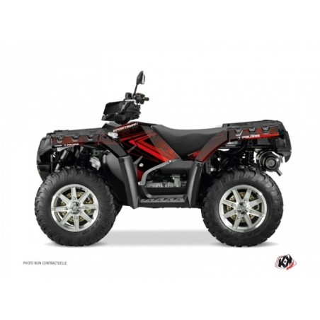 Kit Déco Quad Rock Polaris 550-850-1000 Sportsman Touring Noir Rouge