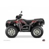 Kit Déco Quad Vintage Polaris 550-850-1000 Sportsman Touring Noir Rouge
