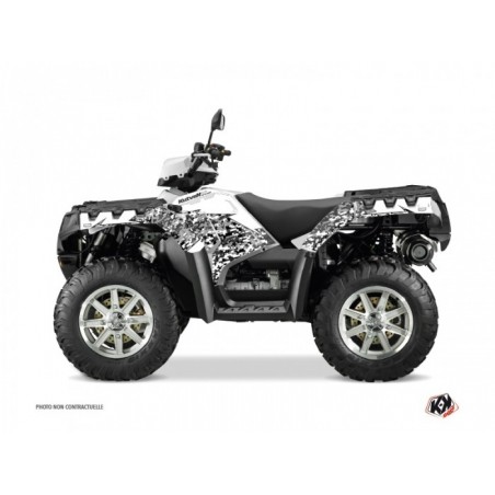 Kit Déco Quad Predator Polaris 550-850-1000 Sportsman Touring Blanc