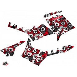 Kit Déco Quad Freegun Eyed Polaris 550-850-1000 Sportsman Touring Rouge Gris