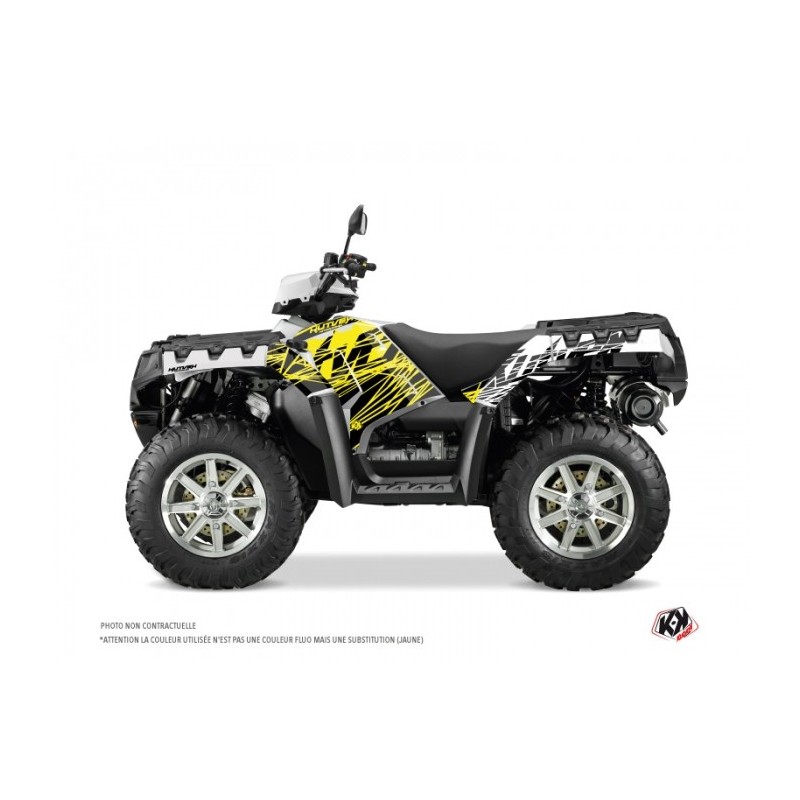 Kit Déco Quad Eraser Fluo Polaris 550-850-1000 Sportsman Touring Jaune
