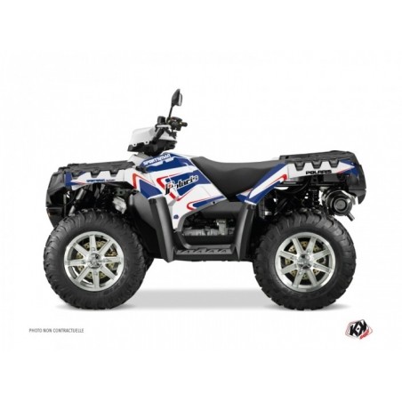 Kit Déco Quad Vintage Polaris 550-850-1000 Sportsman Forest Bleu