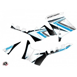 Kit Déco Quad Rock Polaris 550-850-1000 Sportsman Forest Blanc Bleu