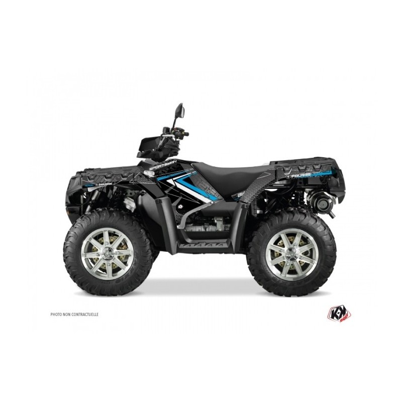 Kit Déco Quad Rock Polaris 550-850-1000 Sportsman Forest Noir Bleu