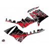 Kit Déco Quad Vintage Polaris 550-850-1000 Sportsman Forest Noir Rouge