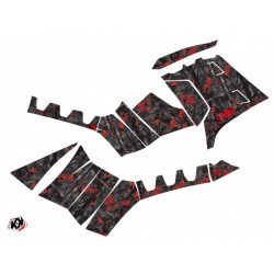 Kit Déco Quad Camo Polaris 550-850-1000 Sportsman Forest Noir Rouge