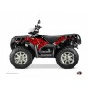 Kit Déco Quad Predator Polaris 550-850-1000 Sportsman Forest Rouge Noir