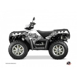 Kit Déco Quad Predator Polaris 550-850-1000 Sportsman Forest Blanc