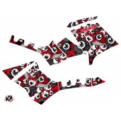 Kit Déco Quad Freegun Eyed Polaris 550-850-1000 Sportsman Forest Rouge Gris