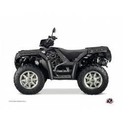 Kit Déco Quad Zombies Dark Polaris 550-850-1000 Sportsman Forest Noir