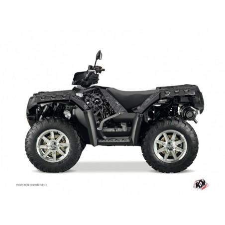 Kit Déco Quad Zombies Dark Polaris 550-850-1000 Sportsman Forest Noir