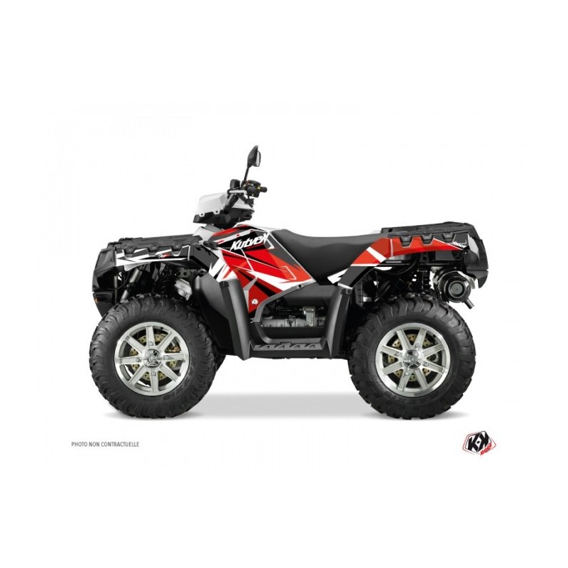 Kit Déco Quad Stage Polaris 550-850-1000 Sportsman Forest Rouge