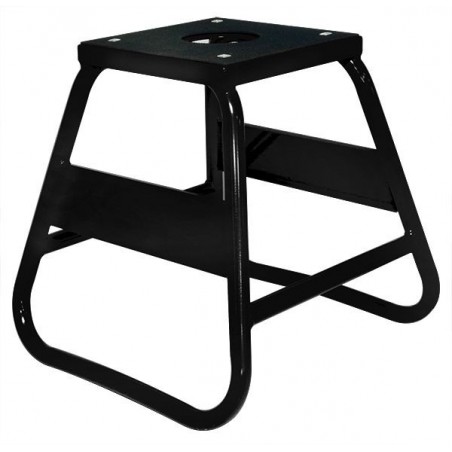 Lève Moto Cross noir avec platine supérieur en caoutchouc 