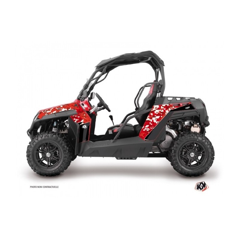 Kit Déco SSV Predator CF Moto Z Force 1000 Rouge