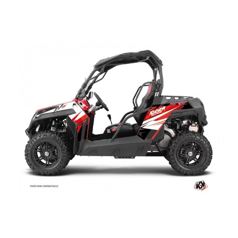 Kit Déco SSV Stage CF Moto Z Force 1000 Noir Rouge
