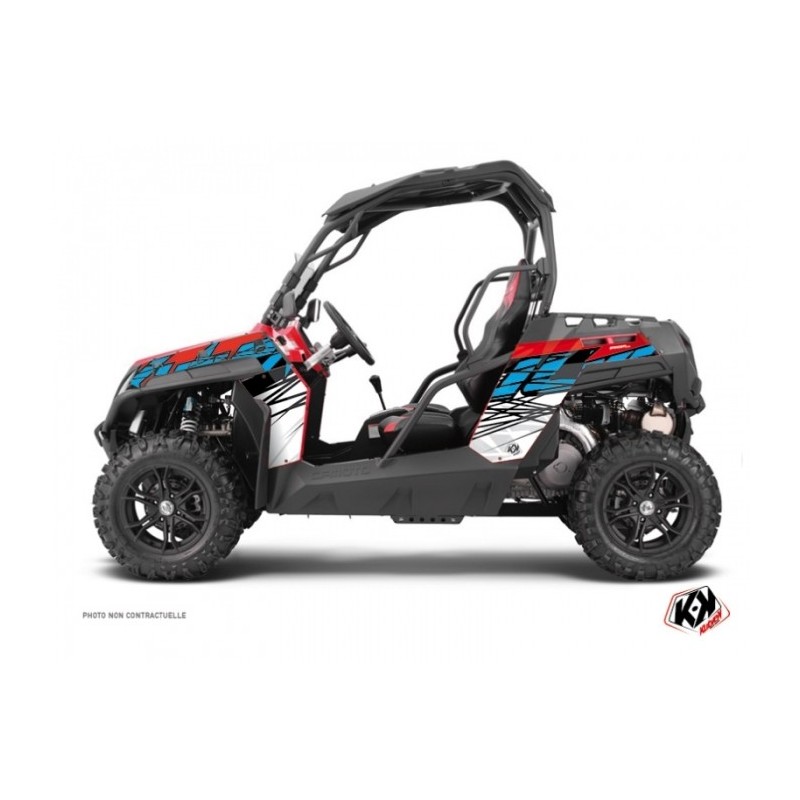 Kit Déco SSV Eraser CF Moto Z Force 1000 Bleu Blanc Rouge