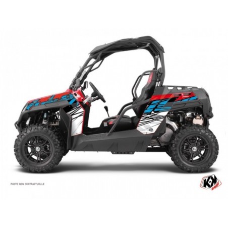 Kit Déco SSV Eraser CF Moto Z Force 1000 Bleu Blanc Rouge