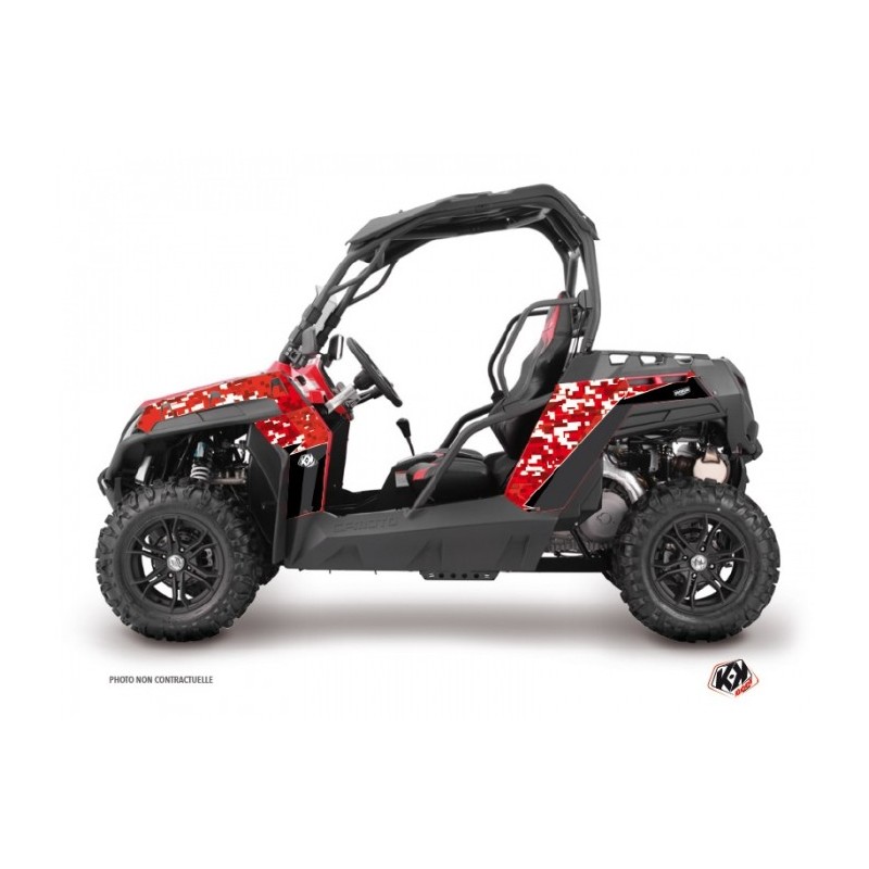 Kit Déco SSV Predator CF Moto Z Force 800 Rouge
