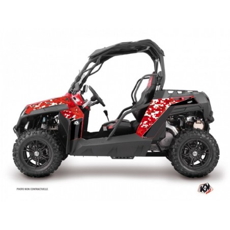 Kit Déco SSV Predator CF Moto Z Force 800 Rouge