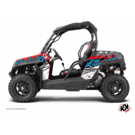 Kit Déco SSV Eraser CF Moto Z Force 800 Bleu Blanc Rouge