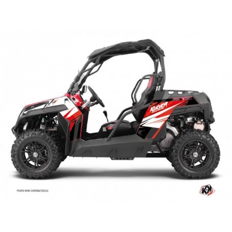 Kit Déco SSV Stage CF Moto Z Force 800 Noir Rouge