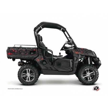 Kit Déco SSV Camo CF Moto U Force 800 Noir Rouge