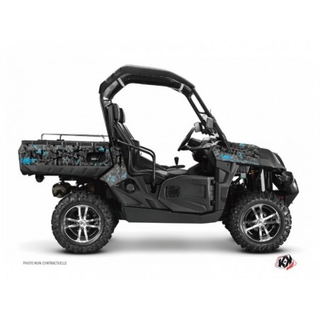 Kit Déco SSV Camo CF Moto U Force 800 Noir Bleu