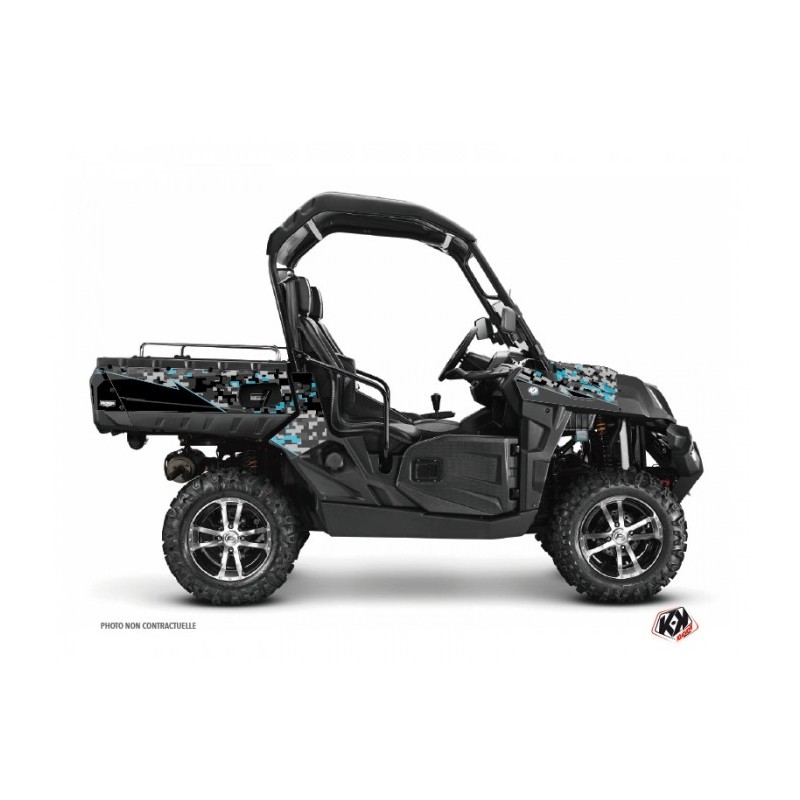 Kit Déco SSV Predator CF Moto U Force 800 Noir Turquoise
