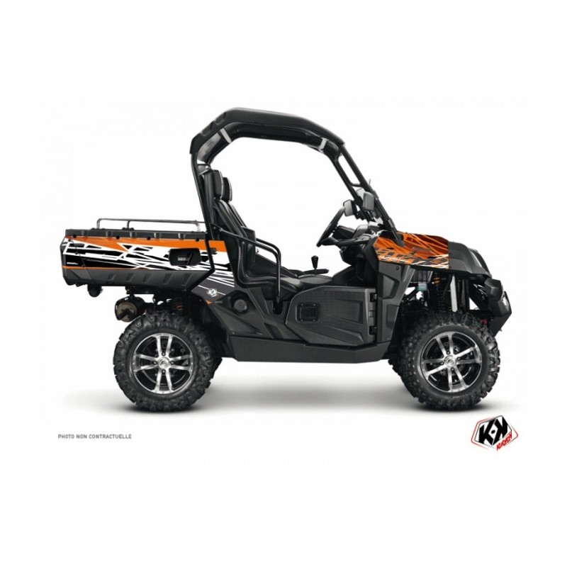 Kit Déco SSV Eraser CF Moto U Force 800 Orange Noir