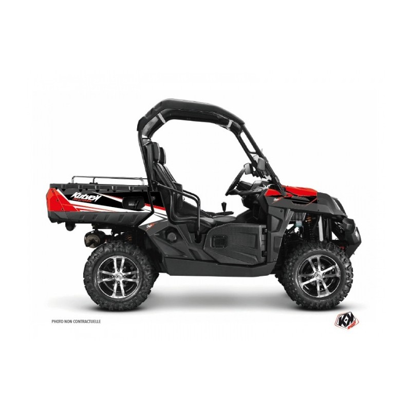 Kit Déco SSV Stage CF Moto U Force 800 Noir Rouge