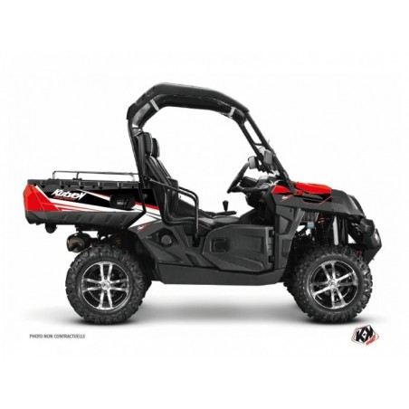 Kit Déco SSV Stage CF Moto U Force 800 Noir Rouge