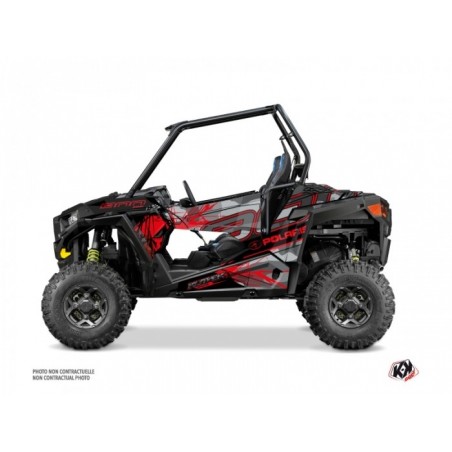 Kit Déco SSV Evil Polaris RZR 900 S Gris Rouge