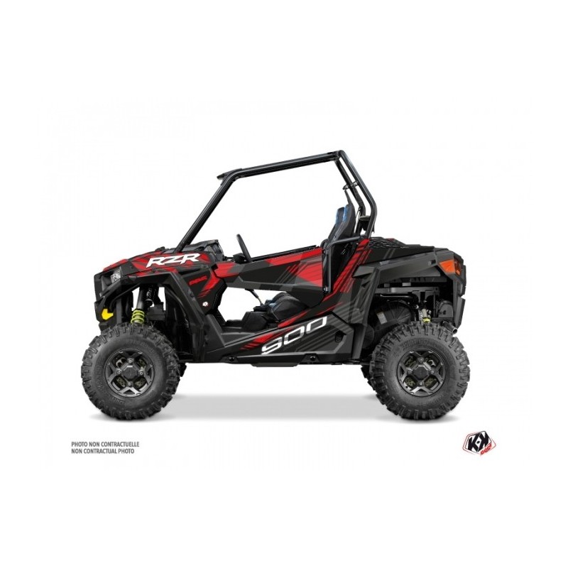 Kit Déco SSV Graphite Polaris RZR 900 S Noir Rouge
