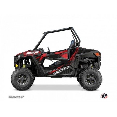 Kit Déco SSV Graphite Polaris RZR 900 S Noir Rouge